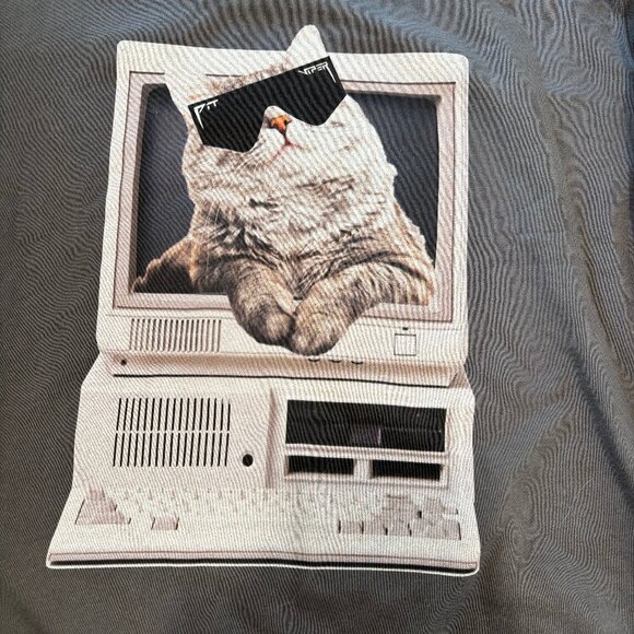 Pit Viper Meowcrosoft Crew Neck Hoodie - Picture 2 of 3